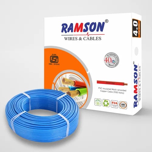 4sq. mm PVC Insulated flexible copper single core cable