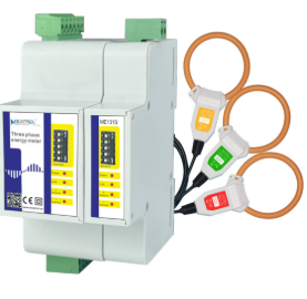 assembly line of electrical power meters