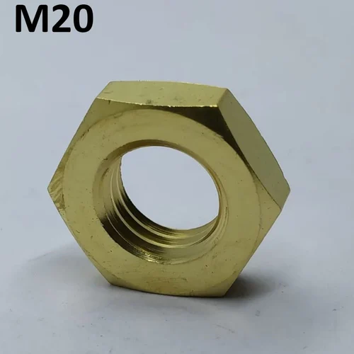 M20 Brass Hex Lock Nut