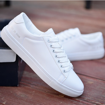 White Canvas/Textile Shoes 