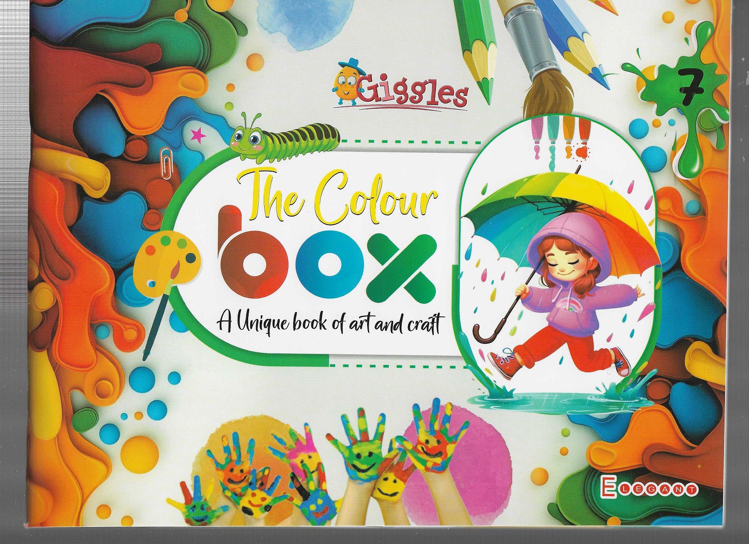 Colour Box – Art & Craft Book for Class 7 | Engaging Art Activities & Skill Development | By Elegant Publishers