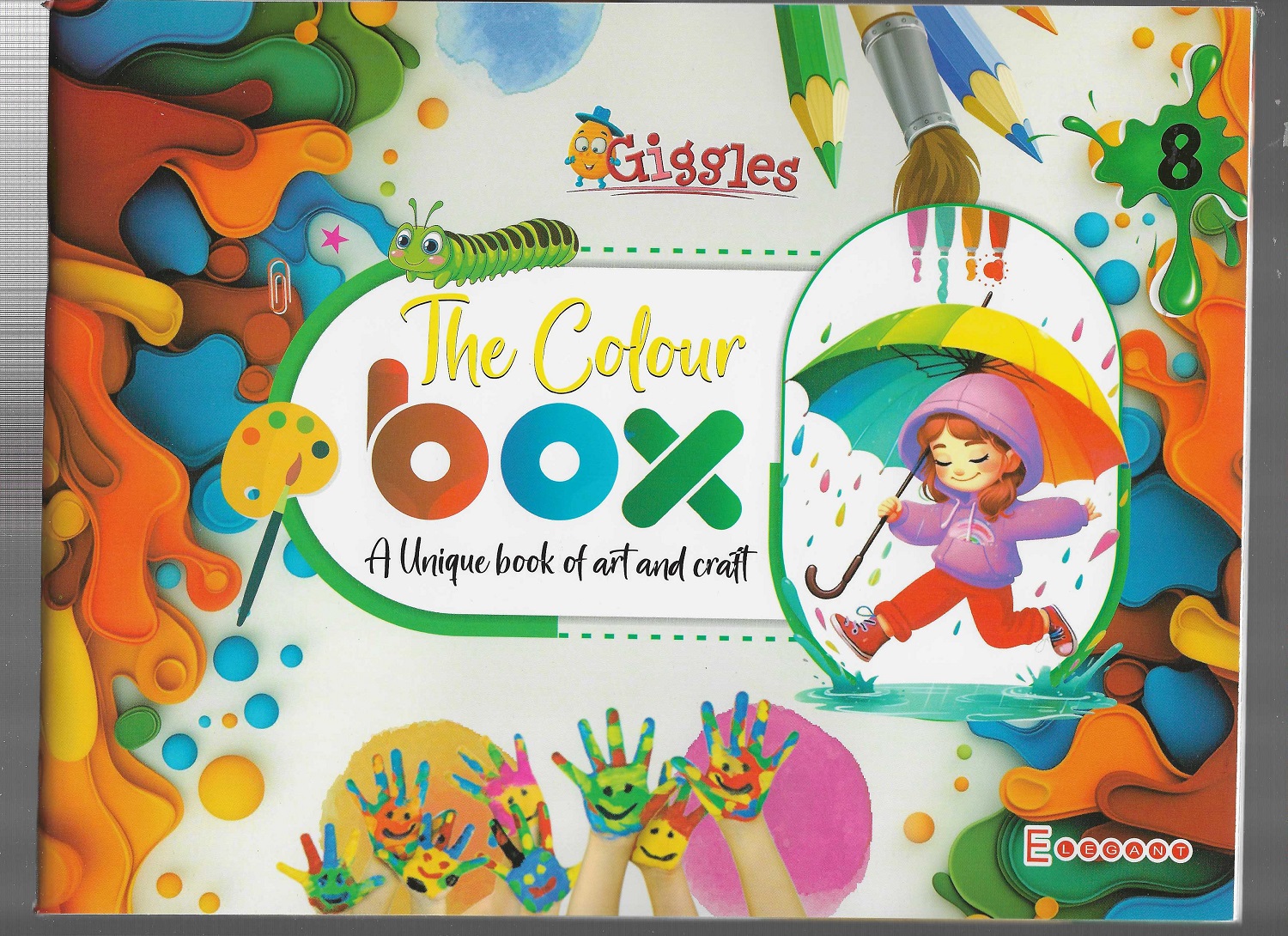 Colour Box – Art & Craft Book for Class 8 | Engaging Art Activities & Skill Development | By Elegant Publishers