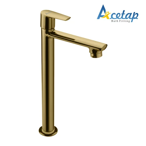 Brass High Neck Pillar Cock