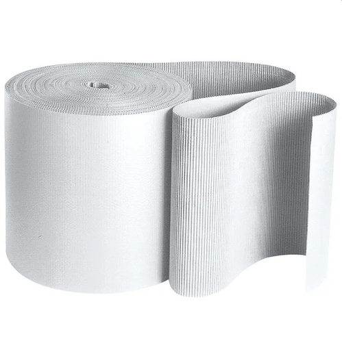 White Corrugated Paper Roll