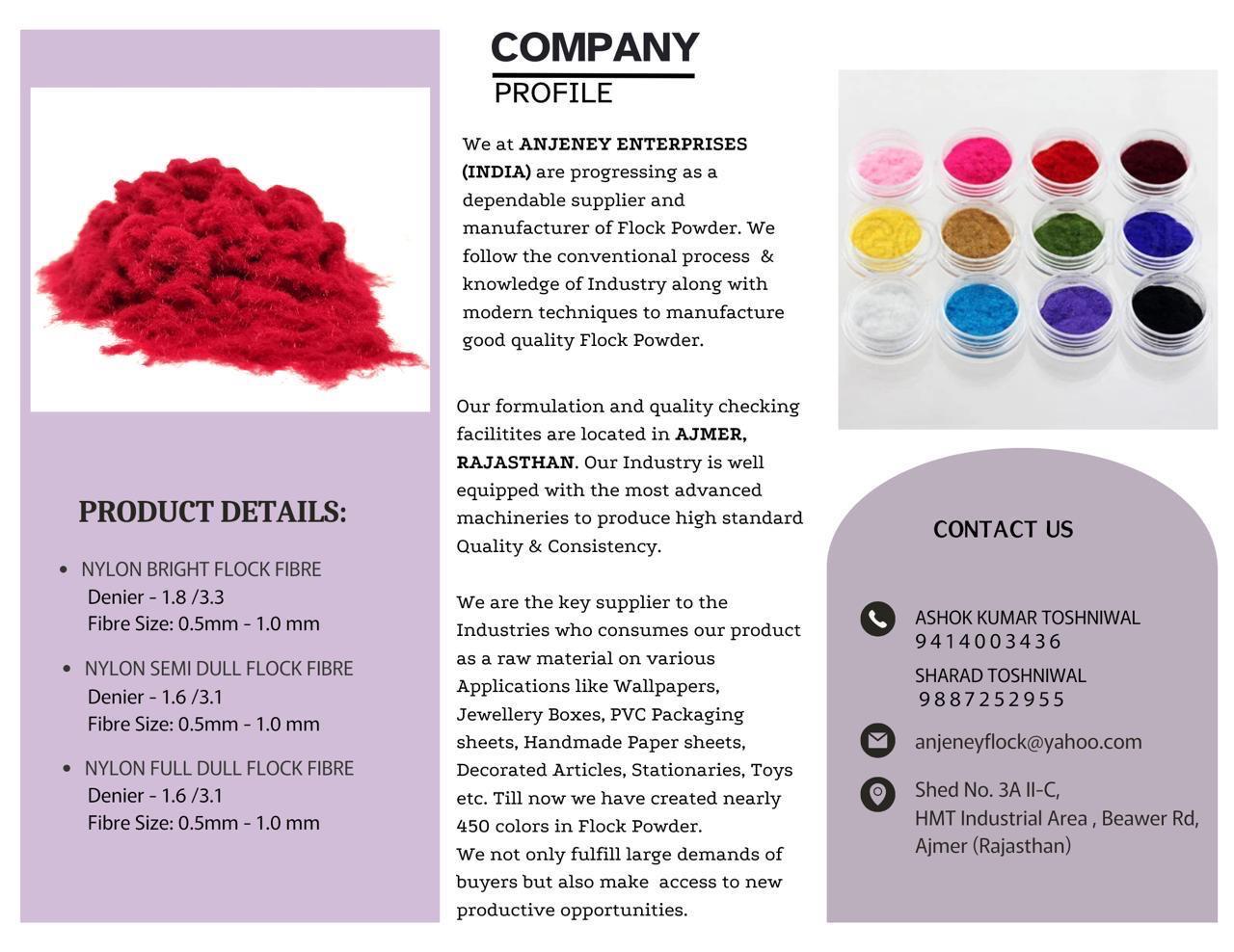 TEXTILE FLOCK POWDER