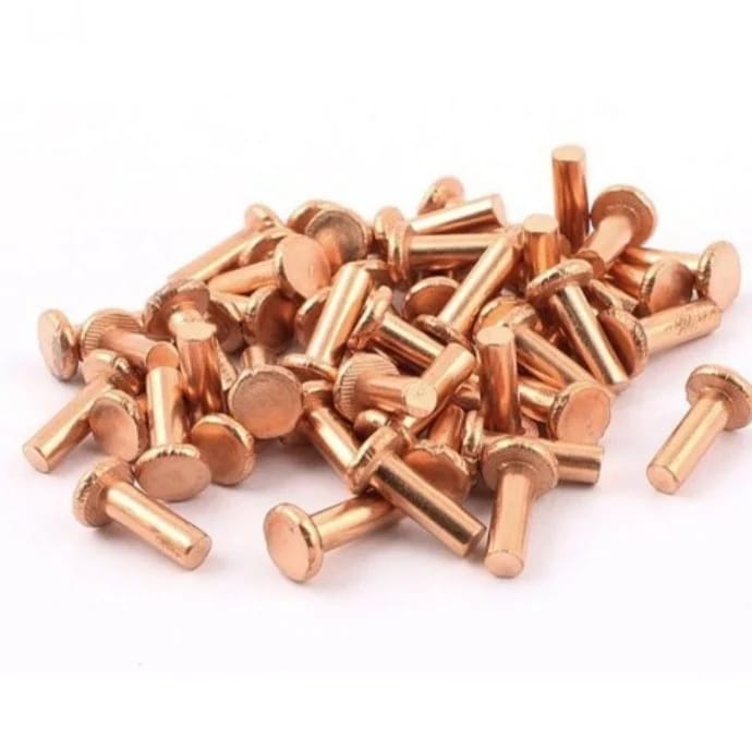 Electrical contact rivets 