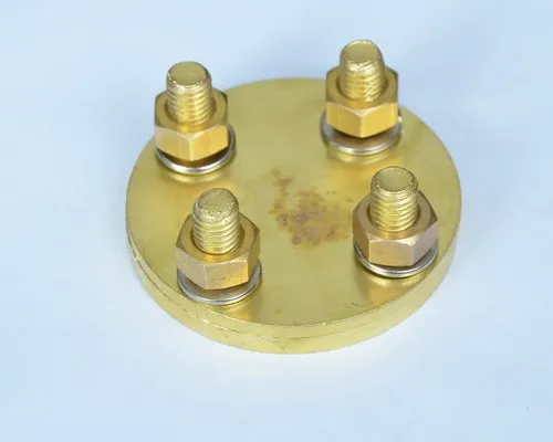 BRASS ROUND TEST PLATED CLAMP