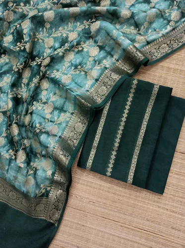 Banarasi Chanderi Silk Suit