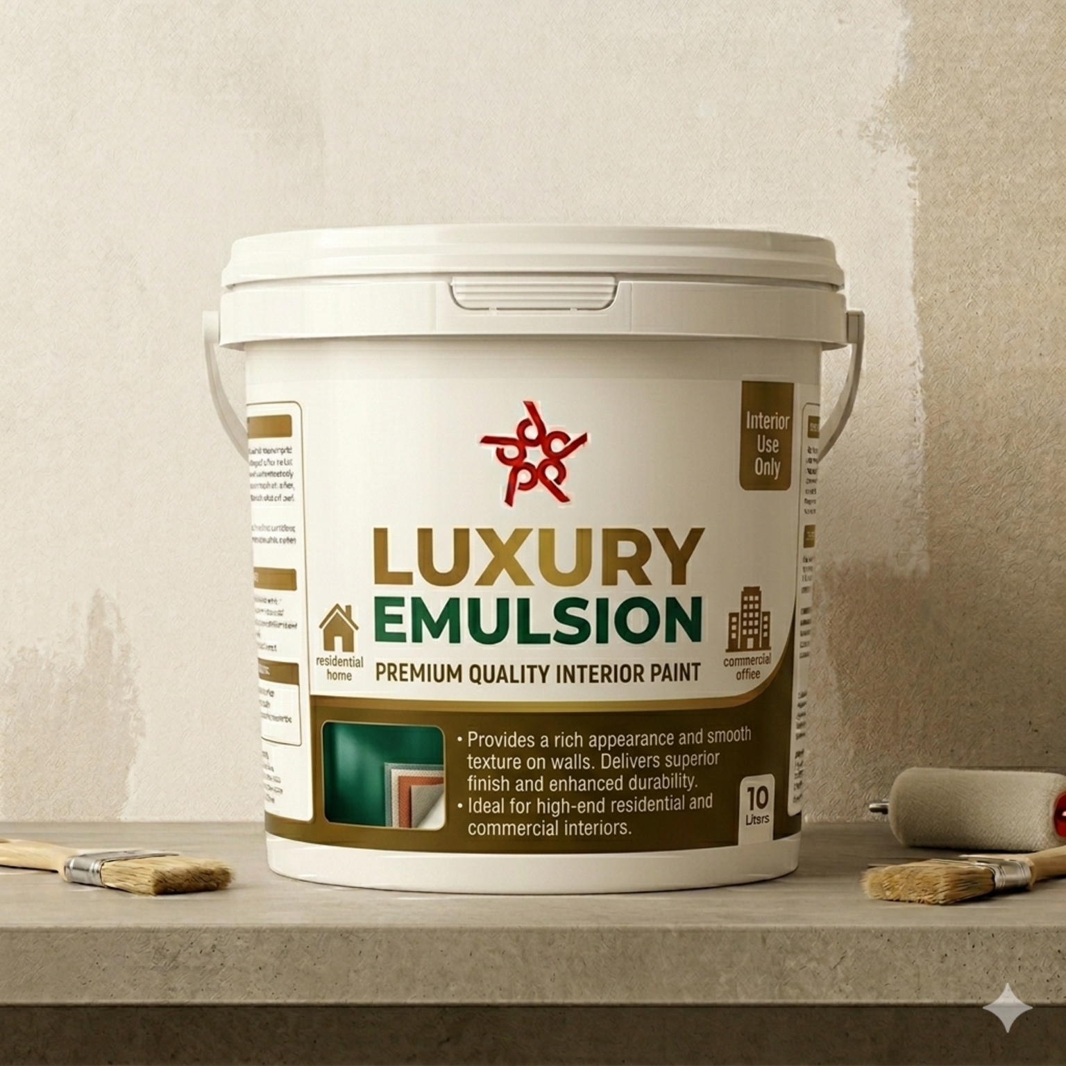 Luxury Emulsion Paint for Premium Interior Wall Finish