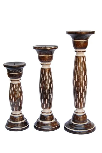 Wooden Candle Stand