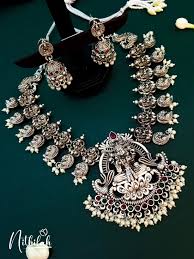 trendy, anti-tarnished, oxidised jeweller