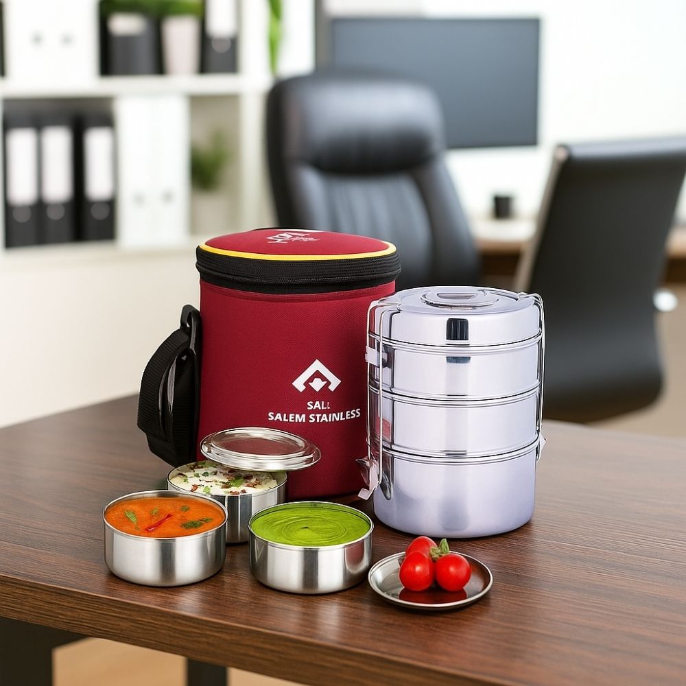Lunch Box & Tiffin- 4 Layer (Big)