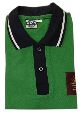 Green Girls School Uniform T Shirt