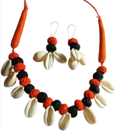 Cotton Beads Necklace 