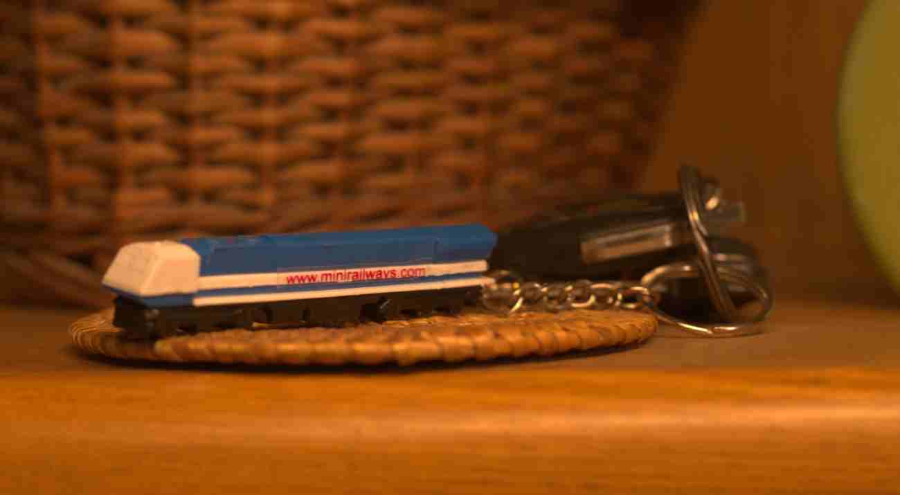 Diesel Engine Keychain