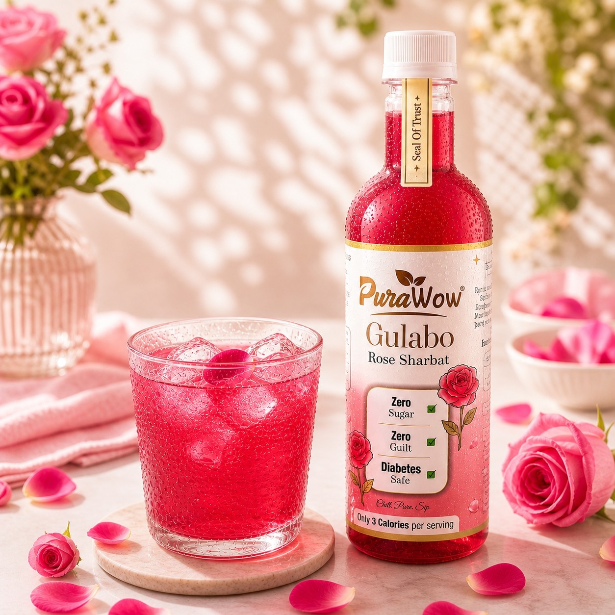 PuraWow Gulabo Rose Sharbat