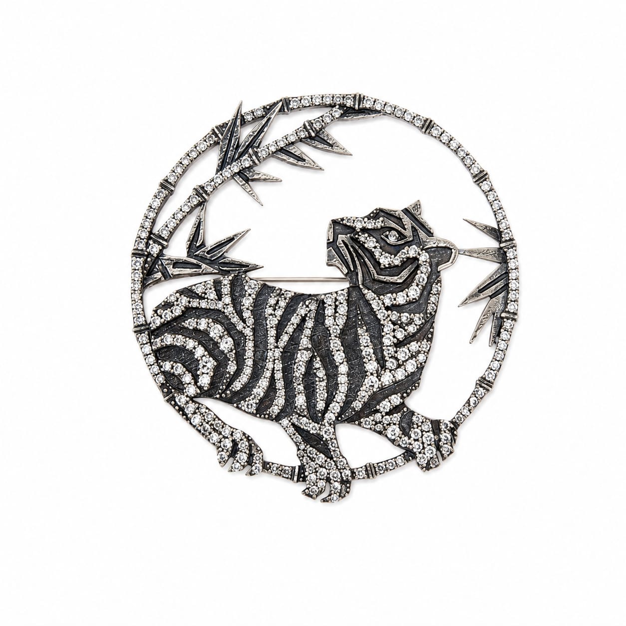 Sterling silver brooch, unisex jewelry,  gifting option in weddings