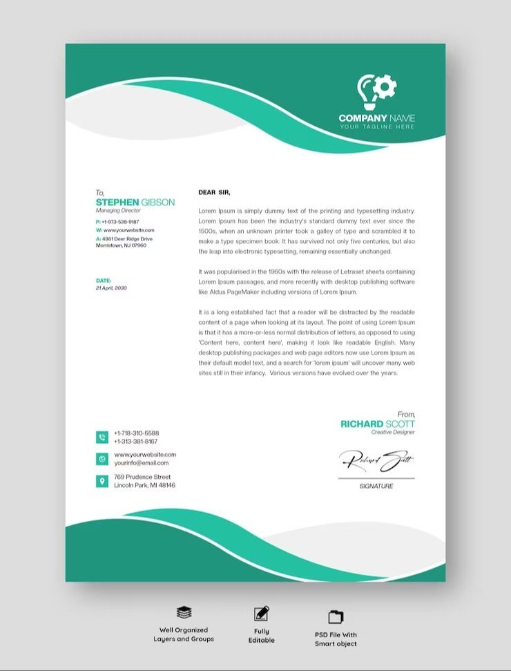Letterhead Printing Services