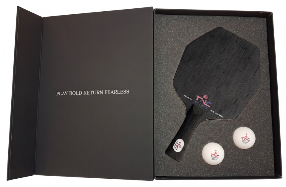 TNC Sports Alexander Hexa Black Carbon Table Tennis Blade