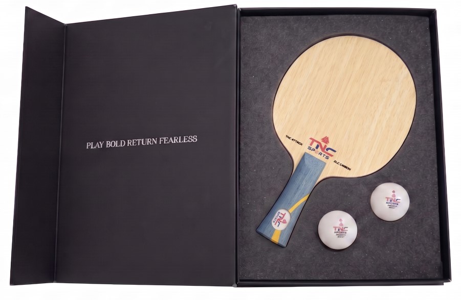 TNC Sports Trajan ZLC Carbon Attack Table Tennis Blade