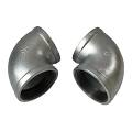 Threaded elbows, sleeves of Galvanised Iron/Steel.