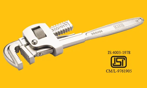 Pipe Wrench Stillson Type Carbon Steel Satin Finish