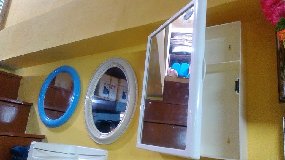 Glass mirrors with frames 