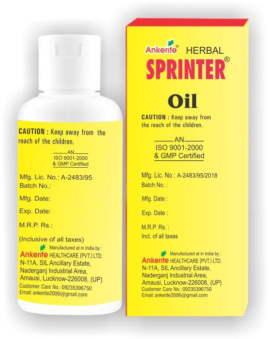 Ankerite HAEBAL SPRINTER OIL : A Quick Pain Relief Formula Liquid
