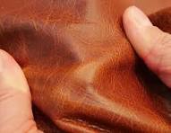 Plain Waxy Full Grain Leather