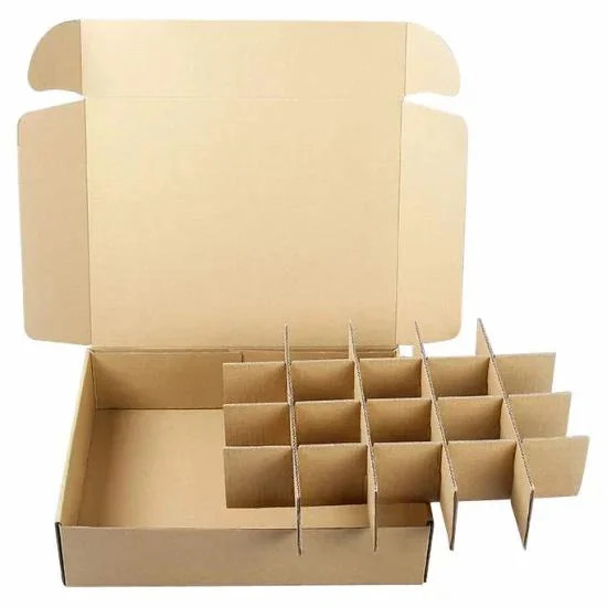Brown Rectangular Divider Corrugated Boxes