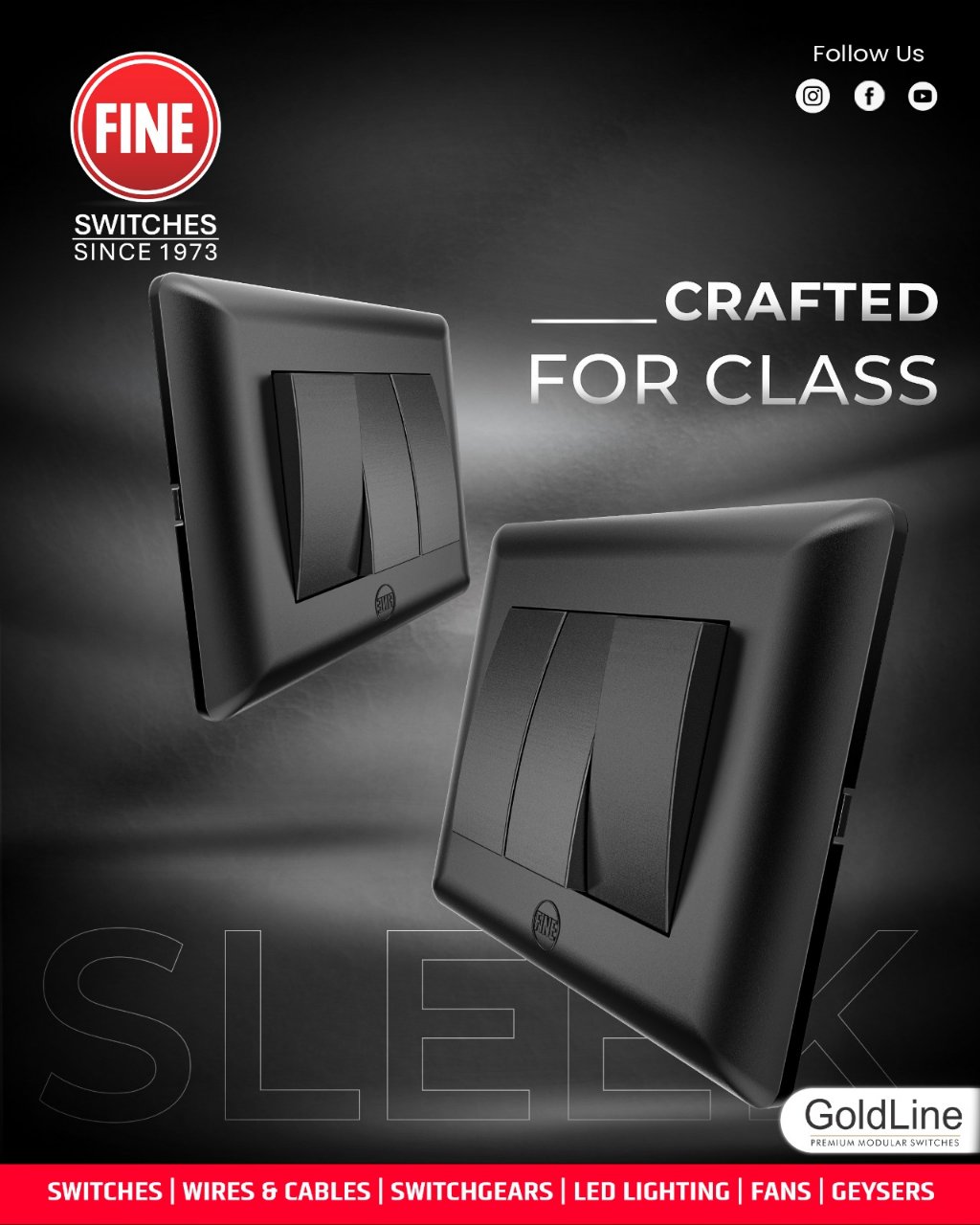 GoldLine PREMIUM MODULAR SWITCHES