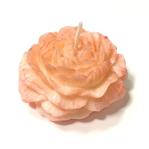 Hand Crafted Peony Flower Candle Soy Wax