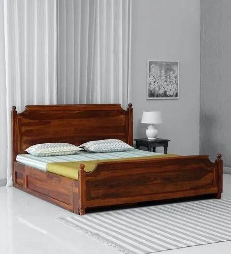 Sheesham King Size Bed With Storage